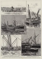 Abreise der Looshai-Expeditionsstreitkräfte vom Regierungshafen, Kalkutta, nach Chittagong